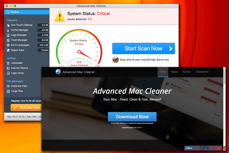 advanced mac cleaner hack